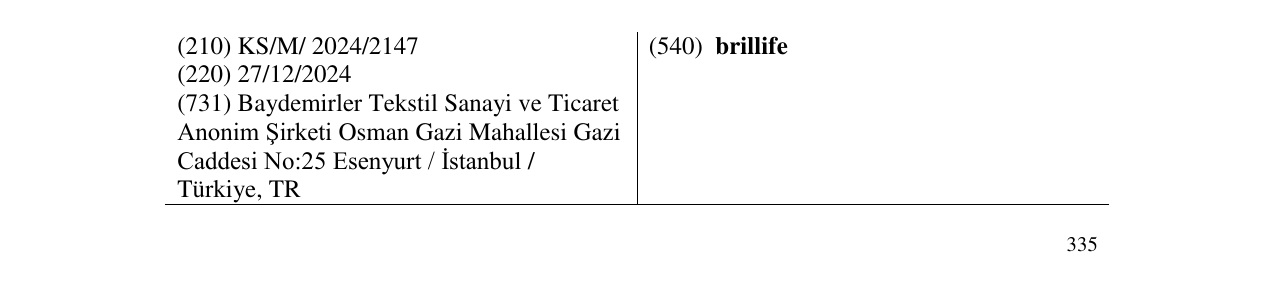 Zëri i markës brillife në buletin