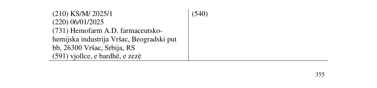 Zëri i markës BIOTA Intima në buletin