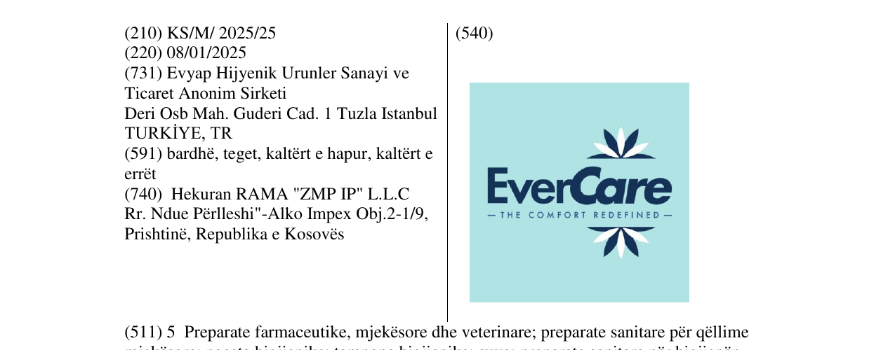 Zëri i markës EverCare në buletin