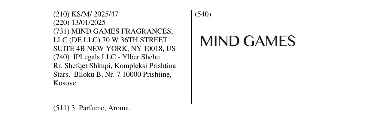 Zëri i markës MIND GAMES në buletin