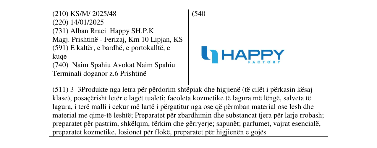 Zëri i markës HAPPY në buletin