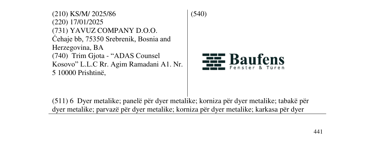 Zëri i markës Baufens në buletin