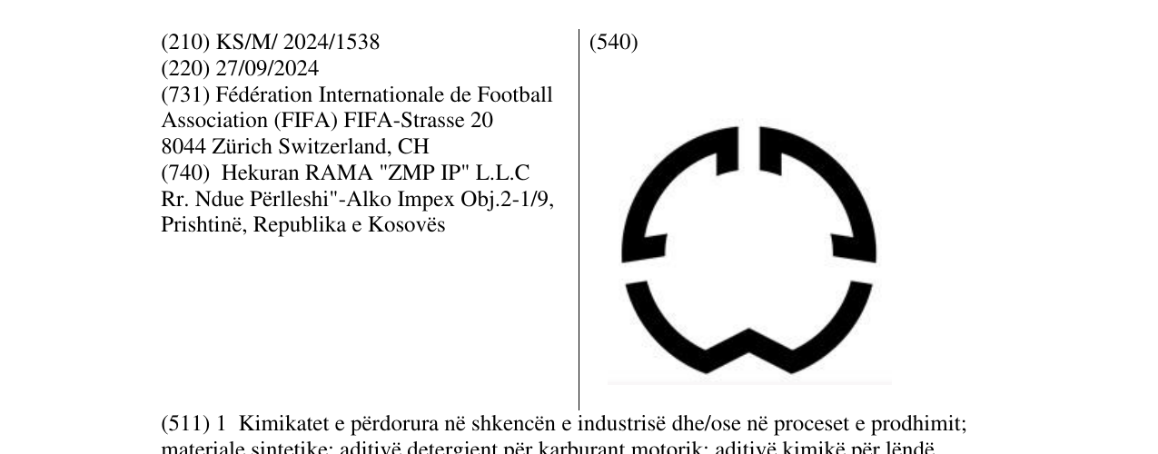 Zëri i markës FIFA në buletin
