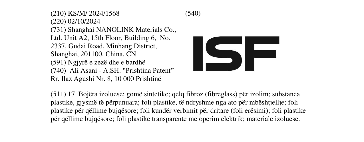 Zëri i markës ISF në buletin