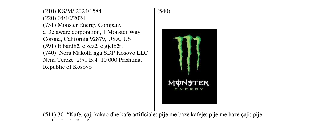 Zëri i markës MONSTER në buletin
