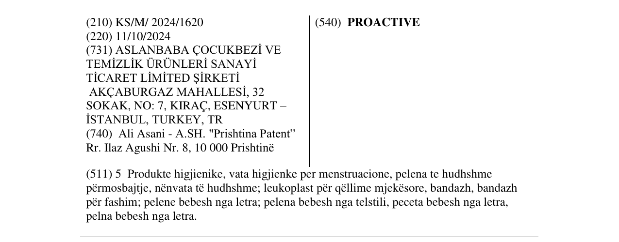 Zëri i markës PROACTIVE në buletin