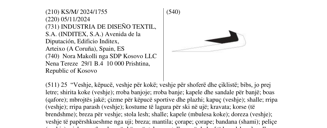 Zëri i markës LATERAL BRESHKA PROJECT në buletin