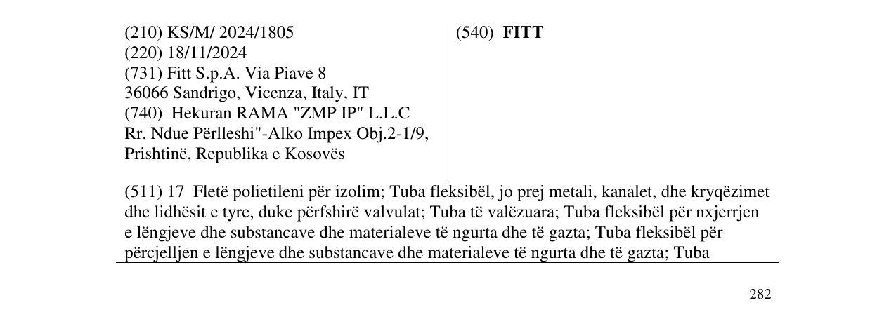 Zëri i markës FITT në buletin