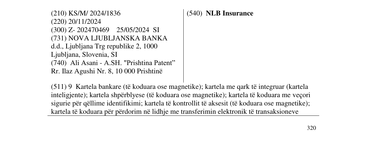 Zëri i markës NLB Insurance në buletin