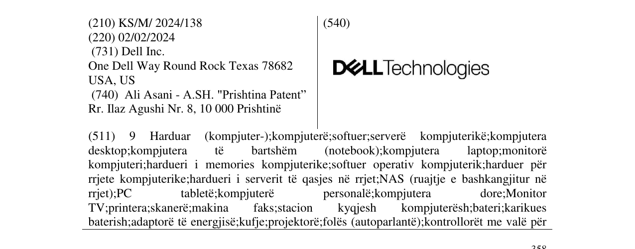 Zëri i markës DELL TECHNOLOGIES në buletin