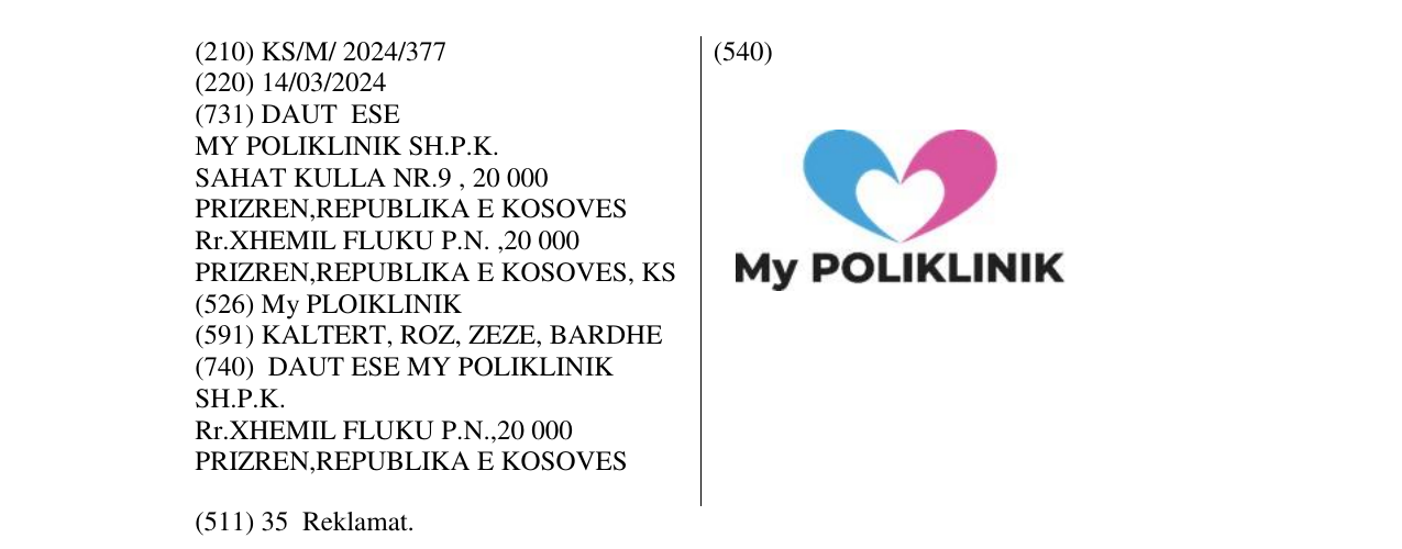 Zëri i markës My PLOIKLINIK në buletin