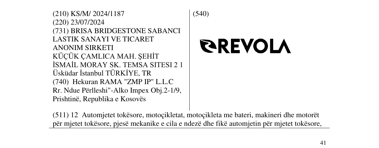 Zëri i markës REVOLA në buletin