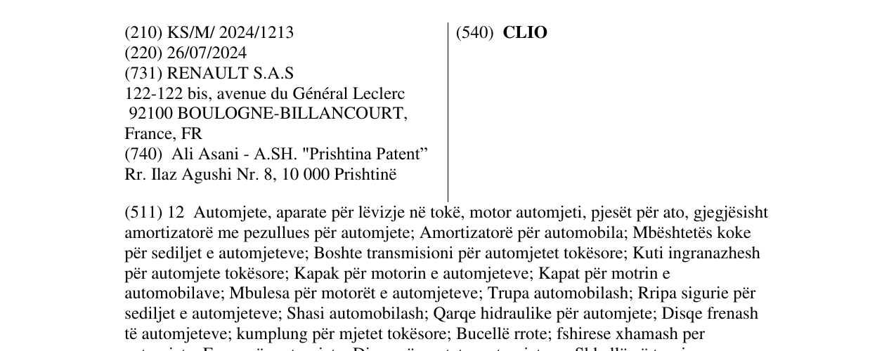 Zëri i markës CLIO në buletin