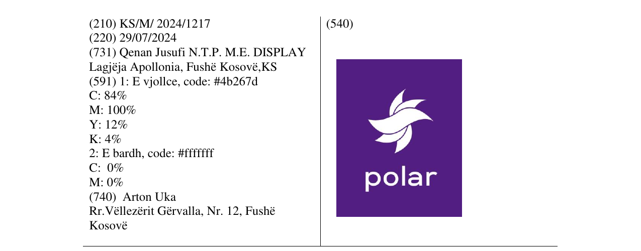 Zëri i markës polar në buletin