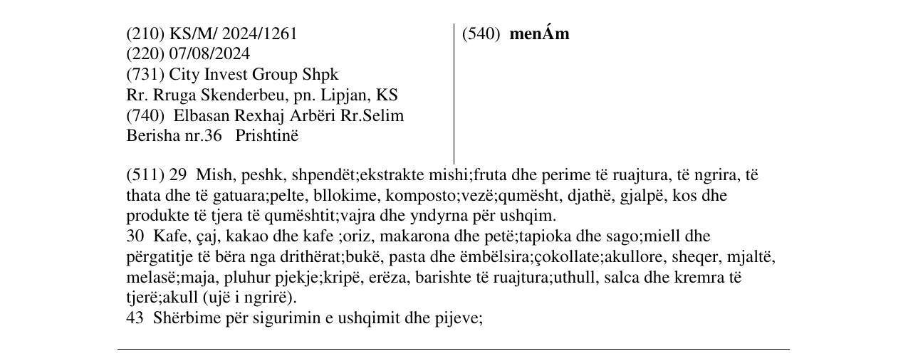 Zëri i markës menÁm në buletin