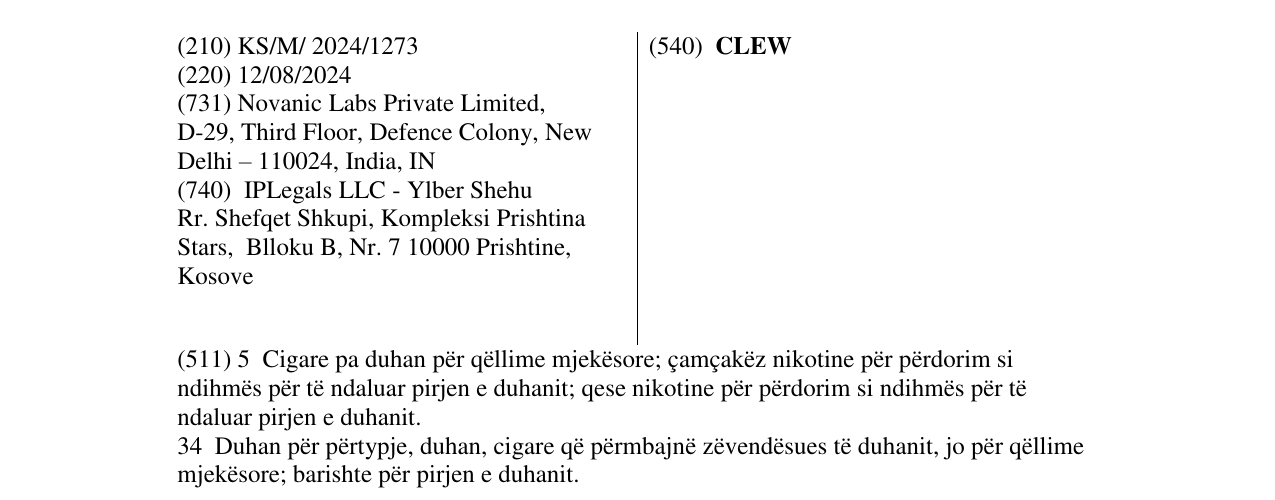 Zëri i markës CLEW në buletin