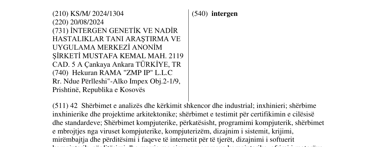 Zëri i markës intergen në buletin