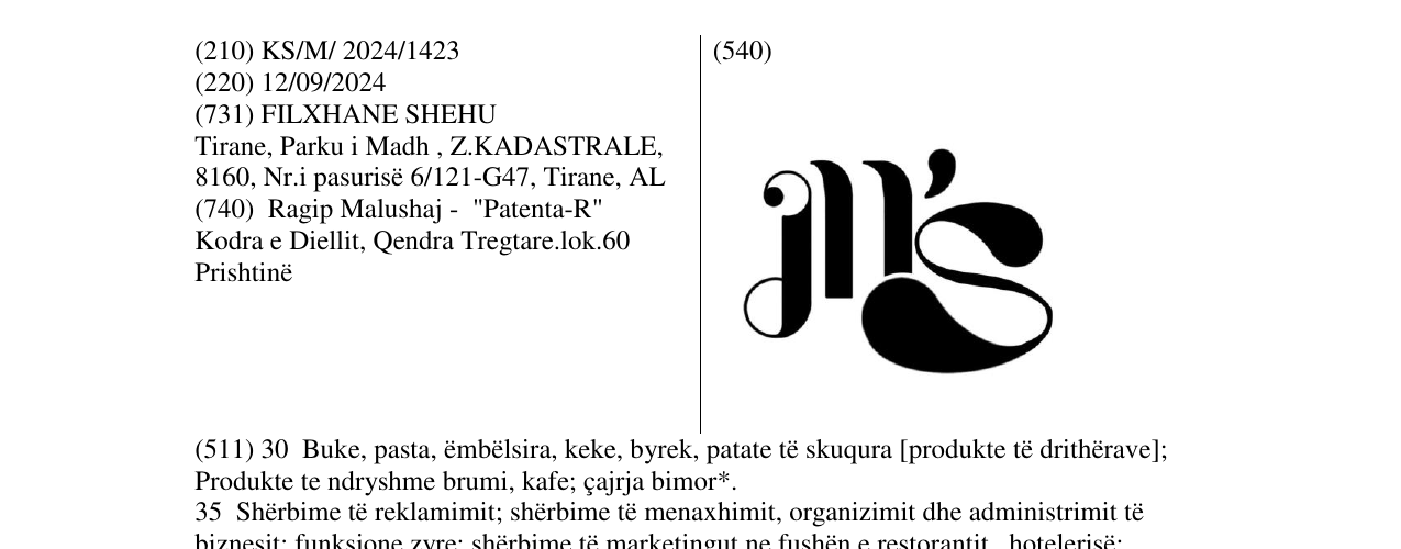 Zëri i markës FIGUR në buletin