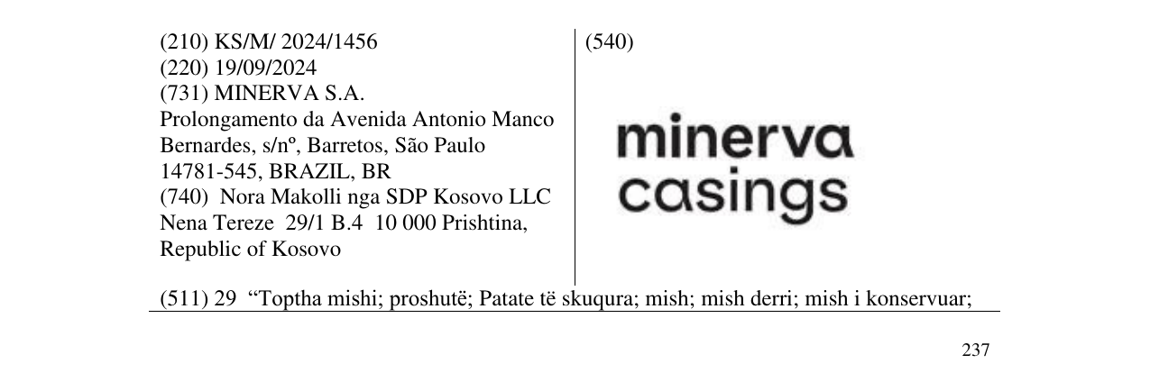 Zëri i markës minerva casings në buletin