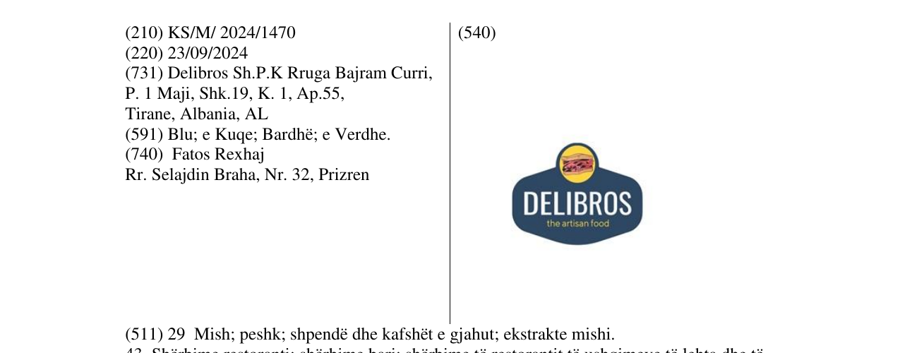Zëri i markës Markë figurative në buletin
