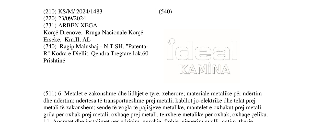Zëri i markës ideal KAMINA në buletin