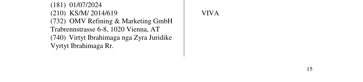 Zëri i markës VIVA në buletin