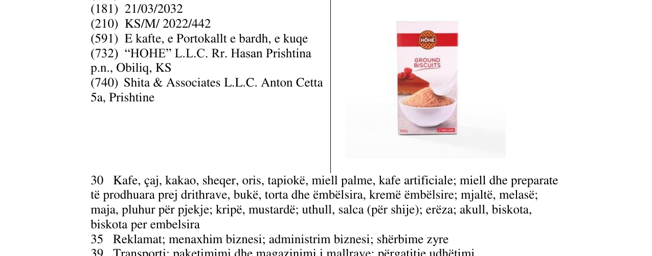 Zëri i markës HOHE në buletin