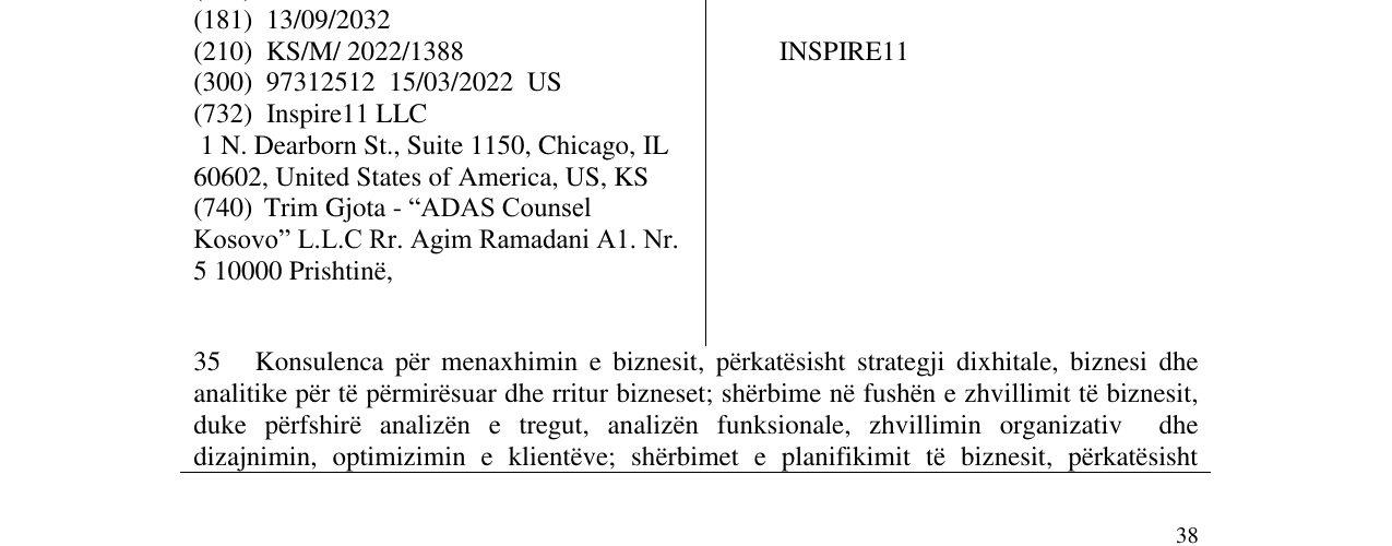 Zëri i markës INSPIRE11 në buletin