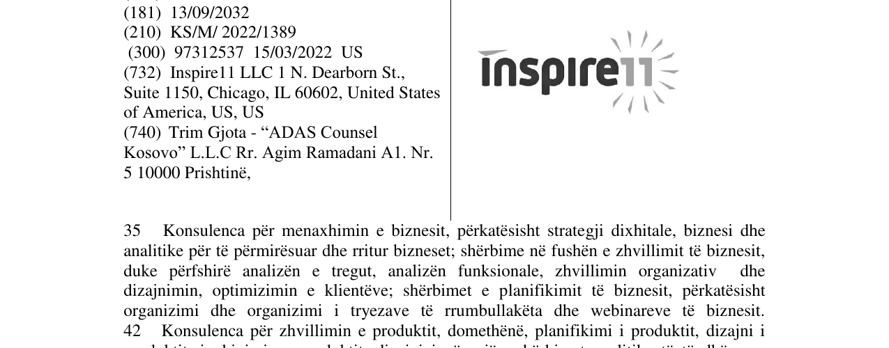 Zëri i markës inspire 11 në buletin