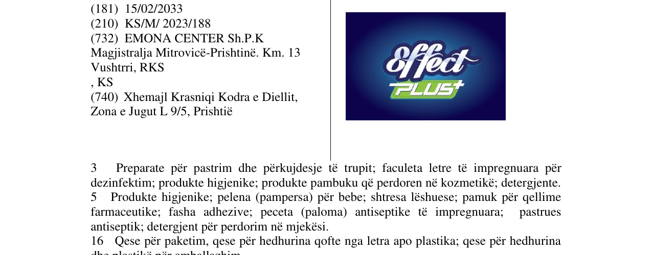 Zëri i markës effect plus në buletin