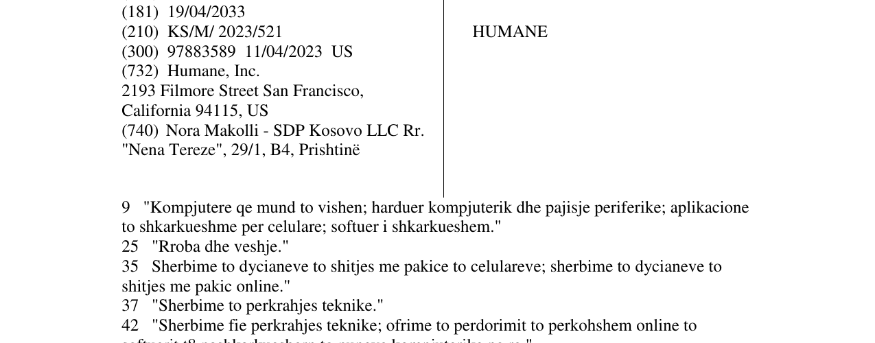 Zëri i markës HUMANE në buletin