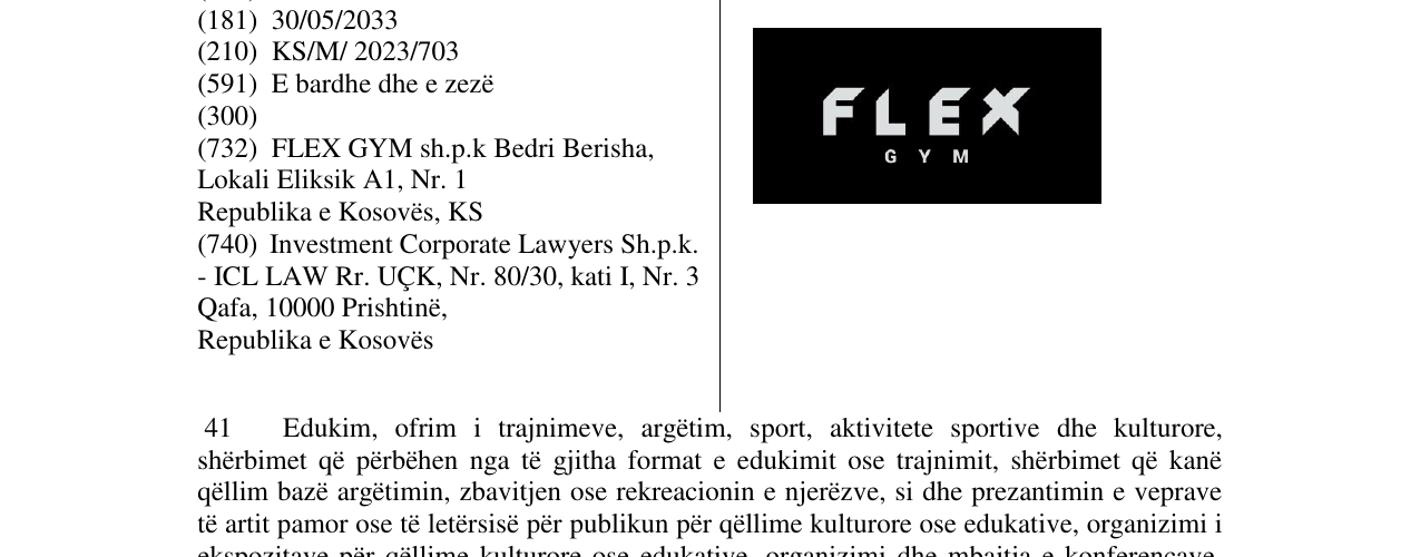 Zëri i markës FLEX në buletin
