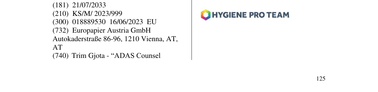 Zëri i markës HYGIENE PRO TEAM në buletin