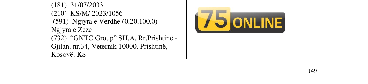 Zëri i markës 75online në buletin