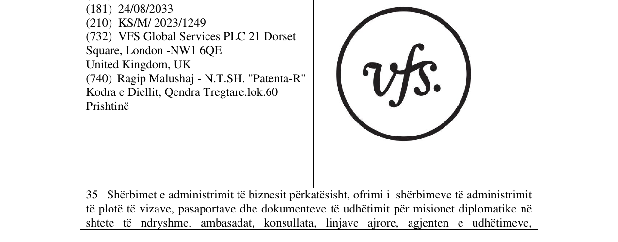 Zëri i markës vfs në buletin