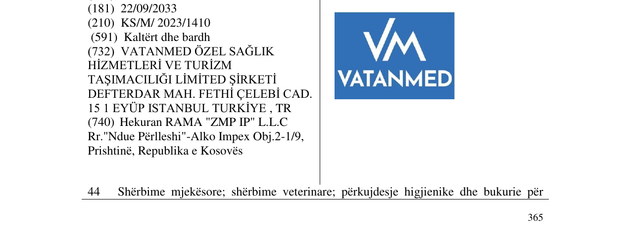 Zëri i markës VATANMED në buletin