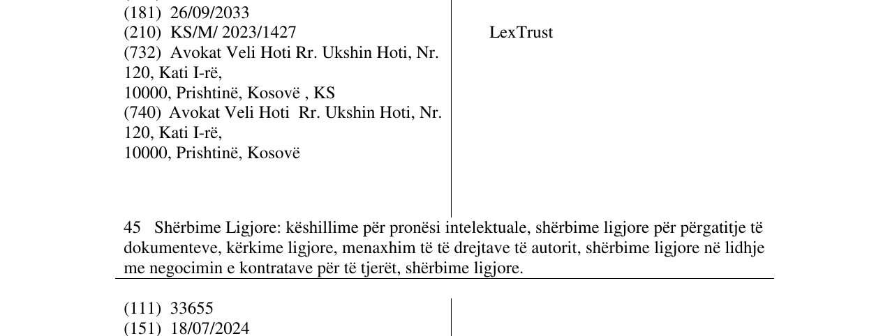 Zëri i markës LexTrust në buletin