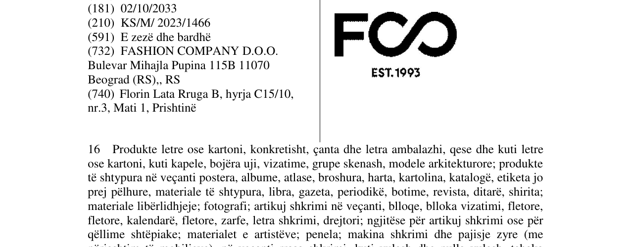 Zëri i markës FC në buletin