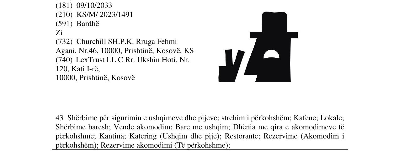 Zëri i markës churchill në buletin