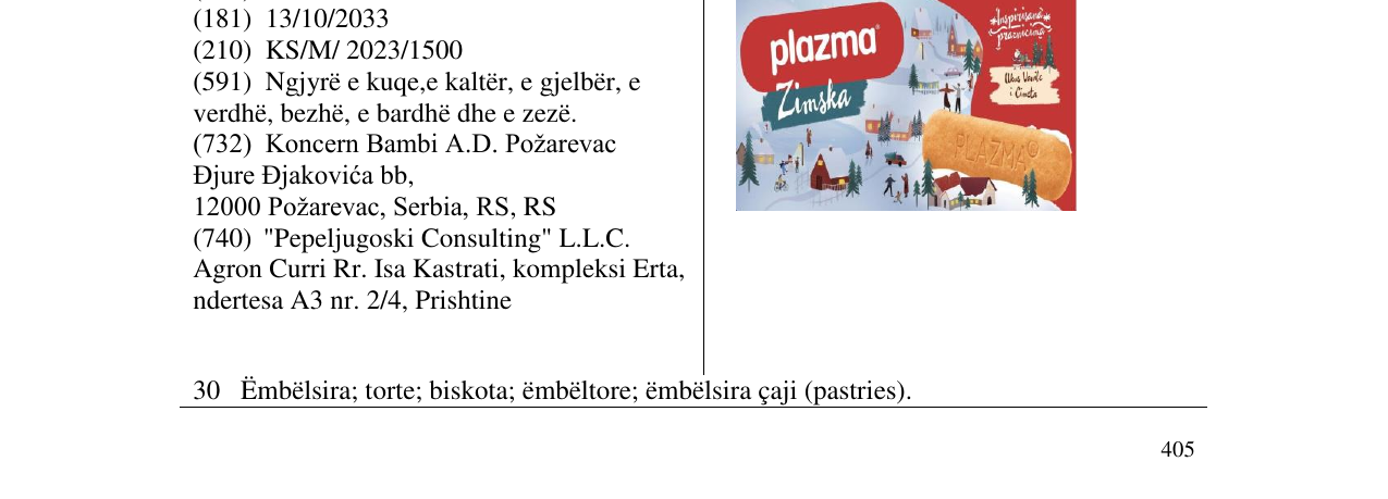 Zëri i markës plazma në buletin