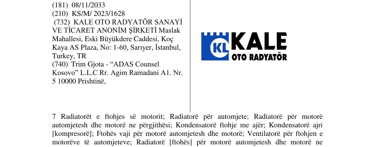 Zëri i markës KALE në buletin