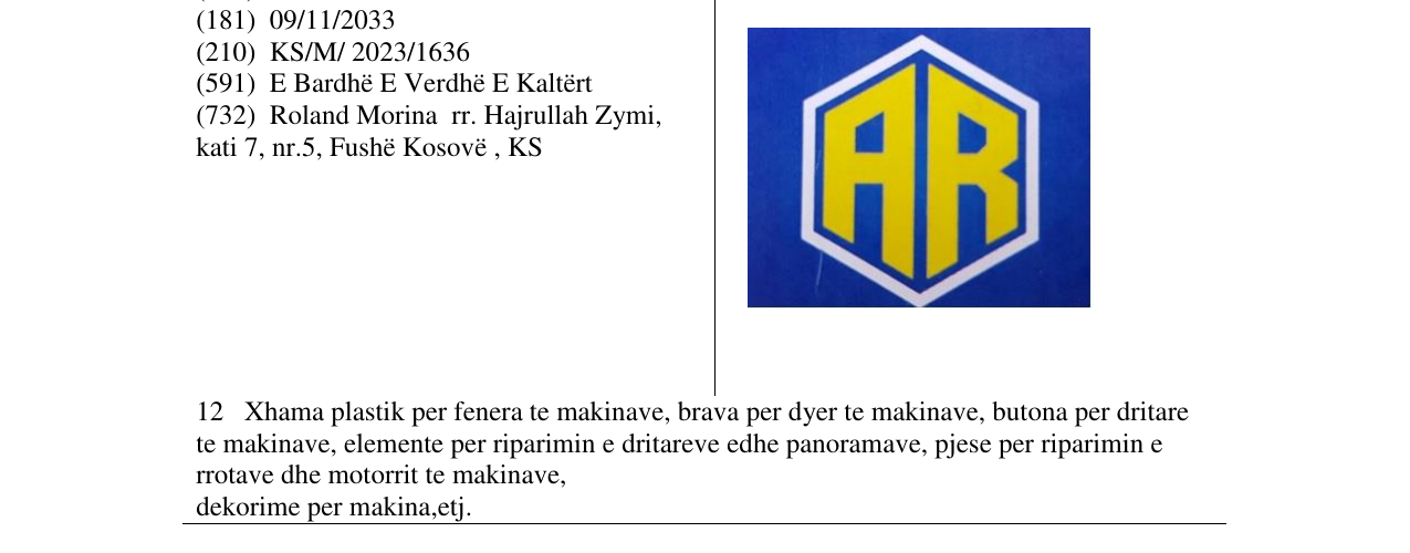 Zëri i markës AR në buletin