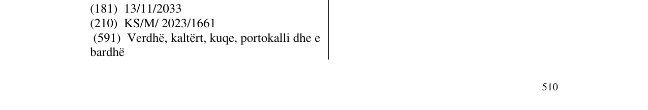 Zëri i markës TYLOL FFN HOT në buletin