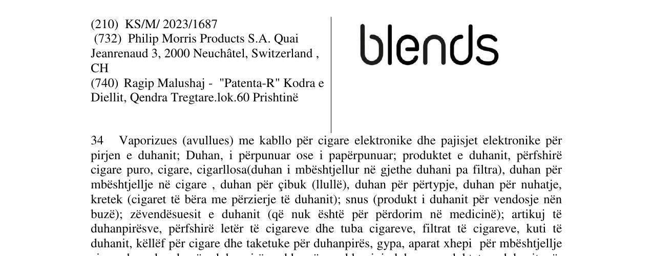 Zëri i markës blends në buletin