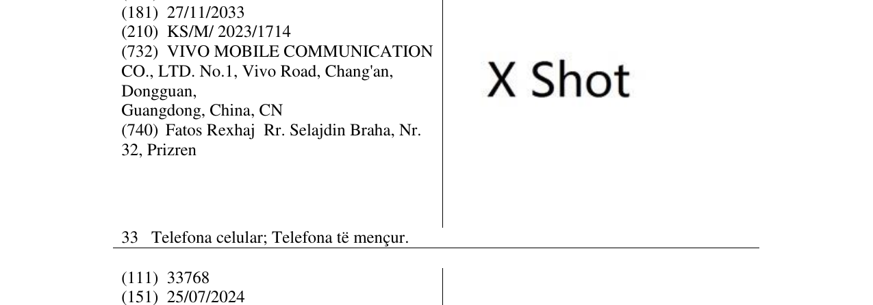 Zëri i markës X Shot në buletin