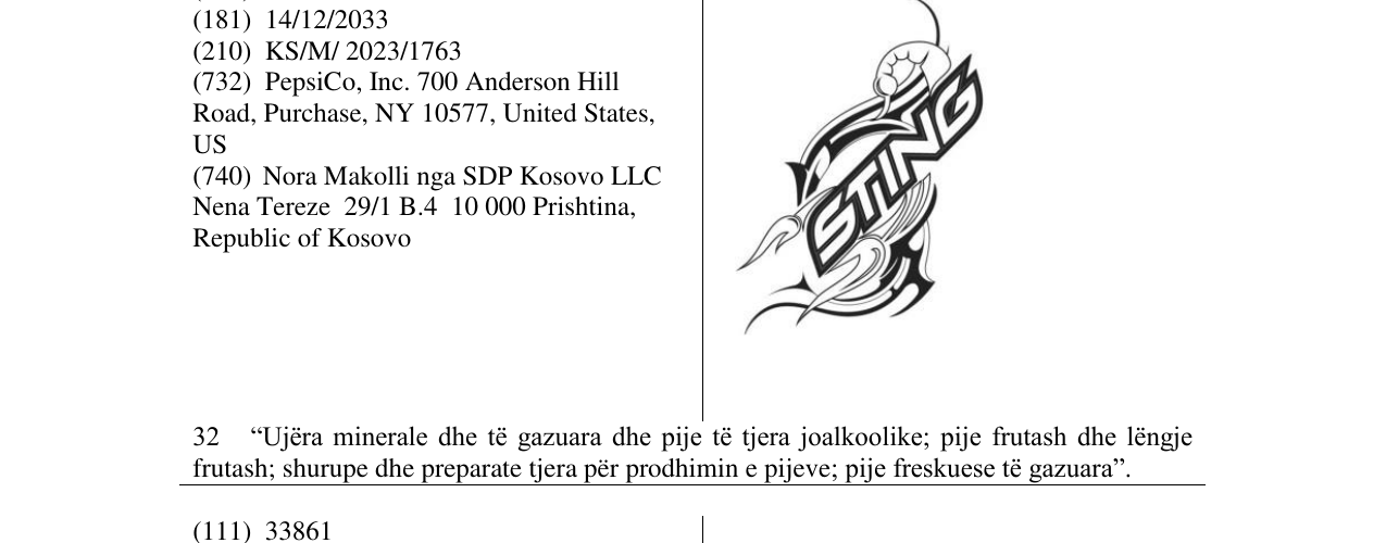 Zëri i markës STING në buletin