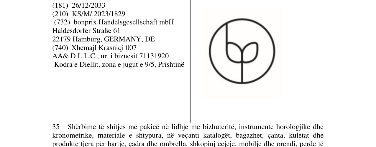 Zëri i markës ZKOS në buletin