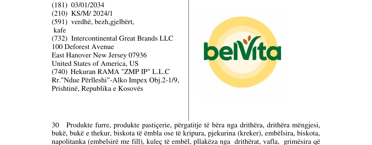 Zëri i markës belVita në buletin