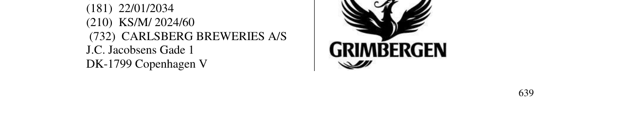 Zëri i markës GRIMBERGEN në buletin