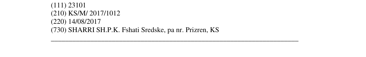 Zëri i markës TANA në buletin